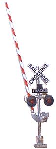 Tomar Industries 863 HO RR Crossing Signal w/Gate four LED,s 2-front,2-back