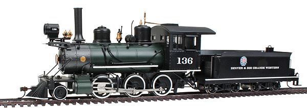 Bachmann 25242 On30 Denver & Rio Grande 2-6-0 Mogul Steam Loco & Tender #136