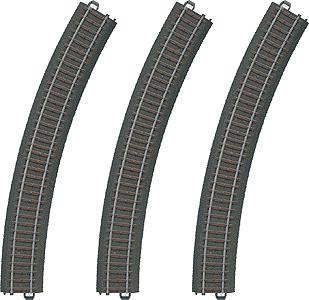 Marklin 20330 HO 20-1/4" 515cm Curved C Track Sections (Pack of 3) - 3-Rail