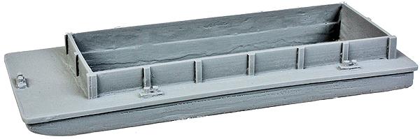 The N Scale Architect 30045 Z Scale Open-Scow Barge