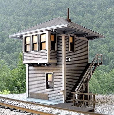B.T.S. 27650 HO Chesapeake & Ohio MD Interlocking Tower Cabin