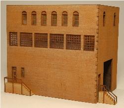 GCLaser 55605 Z 4-Story Angled Background Building - #2 Building Back Kit