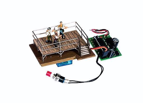 Noch 66820 HO Animated Dance Floor Kit w/ Motor, Pushbutton Control, DCC Decoder
