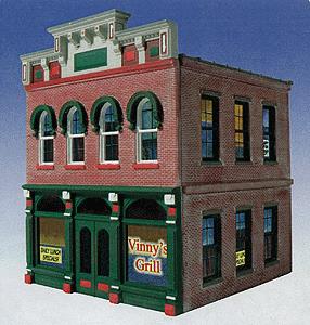 OGR 824 O Ameri-Towne Vinny's Grill 6" x 6" Footprint Building Kit