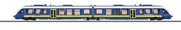 Marklin 37734 HO LINT 41 Class 648.2 Diesel Railcar with Low Entry, 3-Rail