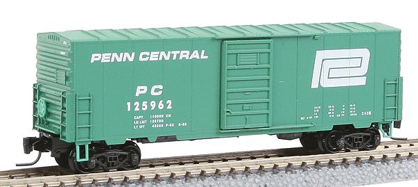 MicroTrains 50300070 Z Penn Central 40' Standard Single Door Boxcar #125962