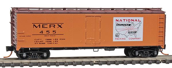 Micro-Trains 05900161 N National Packing Company 40' Steel Side Reefer #455