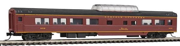 Con-Cor 40244 N NS 85' Smooth-Side Mid-Train Dome w/Micro-Trains Couplers