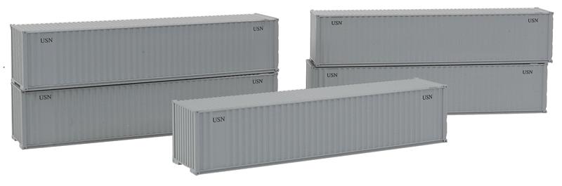 40' Corrugated Container w/Dual Logo Panel 5-Pack
