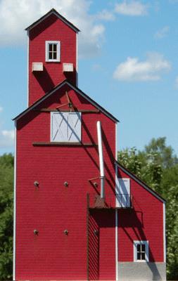 GCLaser 190171 HO Co-op Grain Elevator Backdrop Kit