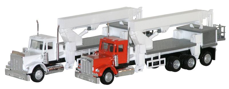 Herpa 6457 HO Kenworth W-9 Boom Truck