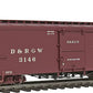 Blackstone Models 340128 HOn3 DRGW 3000 Series 30' Boxcar #3146