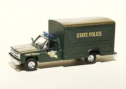 Trident Miniatures 90321 HO NH State Police - Chevrolet Box Body Pick-Up Truck