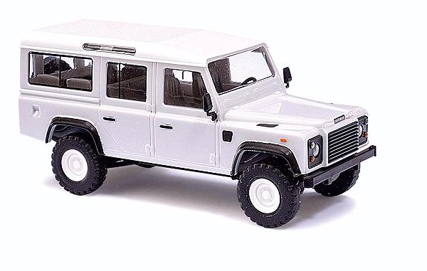 Busch 50300 HO Land Rover Defender SUV 1983 White