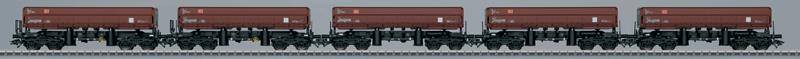 Marklin 48454 HO German Railroad DB AG Type Fas 126 Open-Side Dump Car