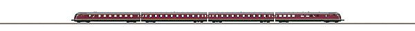 Marklin 88721 Z German Federal RR DB Diesel Passenger Rail Car (Set of 4)