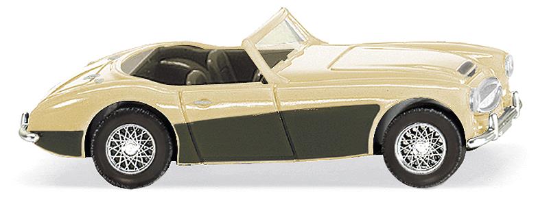 Wiking 081609 HO Assembled Austin Healey 3000 Convertible