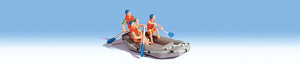 Noch 16818 HO Whitewater Rafting Figures (Set of 3)