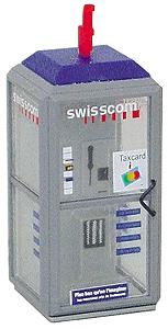 Brawa 4561 N Telephone Box Swisscom