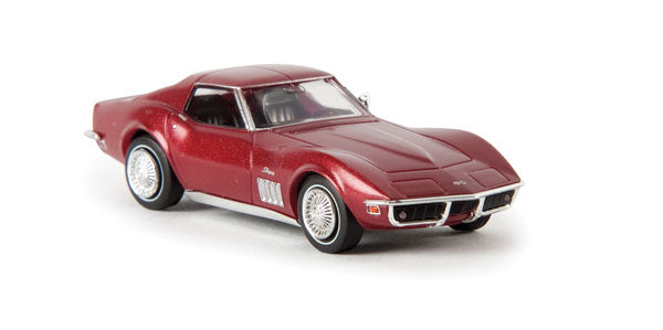 Brekina Automodelle 19965 1:87 Chevrolet Corvette C3 (Metallic Ruby Red)