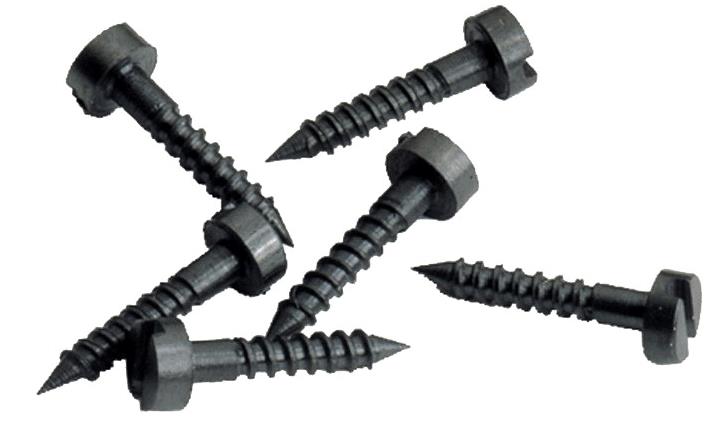 Trix 66548 N Black Slotted Track Screws (Pack of 150)