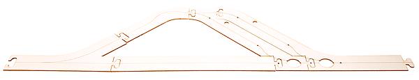 Faller Car System Laser-Street Section (Less Guide Wire) - Kit (Laser-Cut Wood)