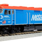 Kato 37-6571 HO Chicago Metra EMD F40PH Diesel Locomotive Standard DC #137