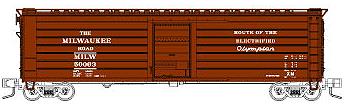 Fox Valley Models 90416 N Milwaukee Road 50' Single-Door Rib-Side Boxcar #50390