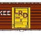 Fox Valley Models 90420 N Milwaukee Road 50' Single-Door Rib-Side Boxcar #2296