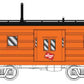 Fox Valley Models 91017 N MILW Low-Window Rib-Side Caboose w/Oil Door #01977