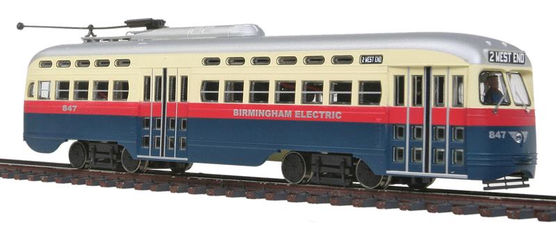 Bowser 12680 Bowser HO Scale Birmingham Electric PCC Streetcar #847
