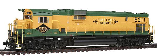 Bowser 23675 Executive Line Reading Alco C630 w/Hi-Ad Trucks - Standard DC