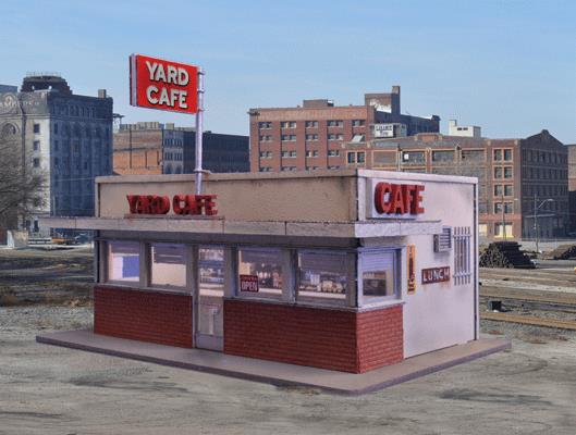 Blair Line 1006 N Yard/Highway Café Laser-Cut Building Laser-Cut Building Kit