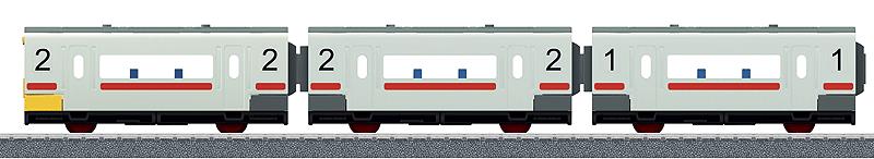 Marklin 44270 HO My World Click and Mix Passenger Cars (Set of 3)