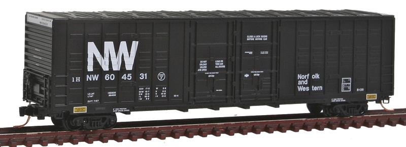 Micro-Trains 10300070 N N&W 60' Excess Height Double Plug Door Boxcar #604531