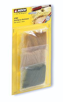 Noch 7060 Reed Assortment (Green/Beige/Brown)