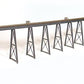 Micro Engineering 75-550 HO 210' Low Bridge Tall Steel Viaduct with Bents