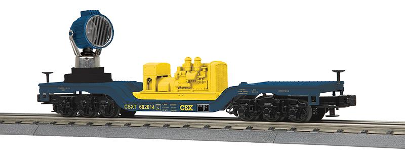 Searchlight Car - 3-Rail - Ready to Run - RailKing(R)