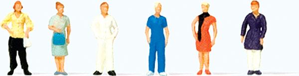 Preiser 88560 Z Standing Women Figures (Set of 6)