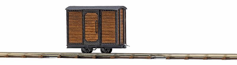 Busch 12230 Wood Boxcar - Ready to Run - Feldbahn