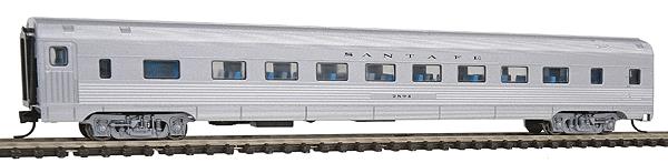 Con-Cor 41251 N Santa Fe Budd 85' Corrugated-Side Coach Car