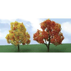 JTT Scenery Products 92219 N Deciduous Autumn Trees (Set of 4)