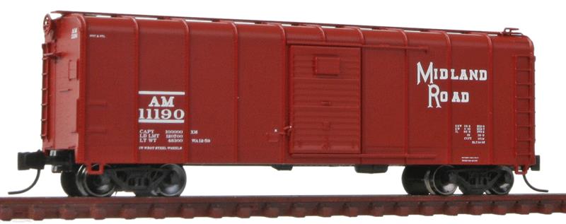 Fox Valley Models 90332 N Allegheny Midland B&O Class M53 Wagontop Boxcar #11190
