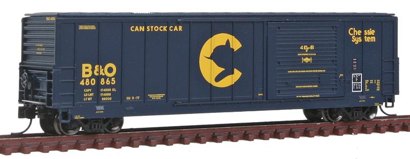 Fox Valley Models 81908 N Chessie System/B&O RTR 50' Canstock Boxcar #480865