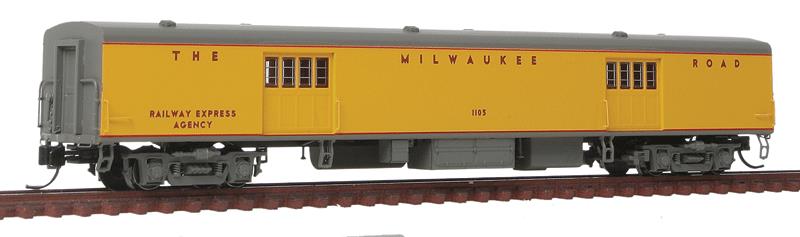 Fox Valley Models 40092 N 1935 Milwaukee Road Railway Express Agency Car #1105