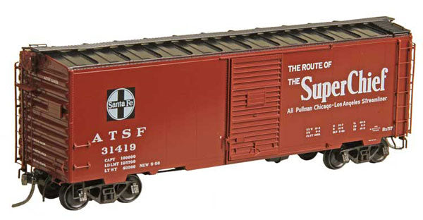 Kadee 4095 HO Santa Fe Pullman-Standard PS-1 40' Boxcar with 6' Door #31419