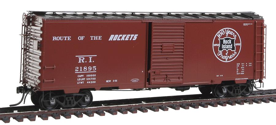 Kadee 4097 HO Rock Island Pullman-Standard PS-1 40' Boxcar with 6' Door #21895