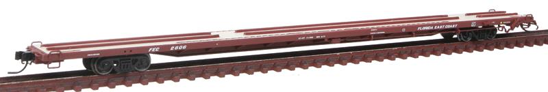Atlas 50001382 N Florida East Coast ACF 89' 4" Intermodal Flatcar #2806