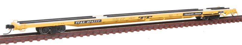 Atlas 50001385 Atlas #50001385 N Scale 89' 4" Flat Car - Trailer Train