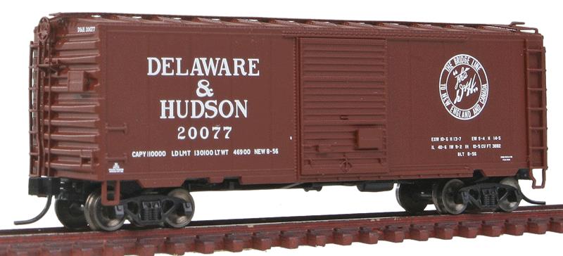 Atlas 50001317 N Scale Delaware & Hudson 40' PS-1 Boxcar #20077
